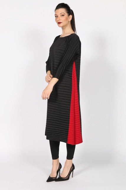 Tow Tone Pleated Dress