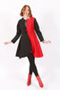Red and Black Jacket for women