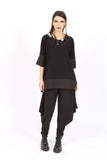 Black Jersey Top